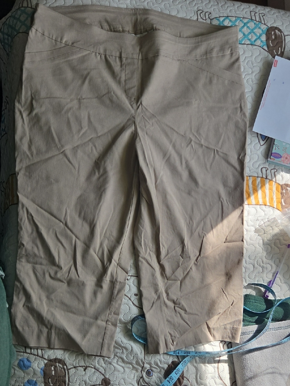 Coral Bay Khaki Capris